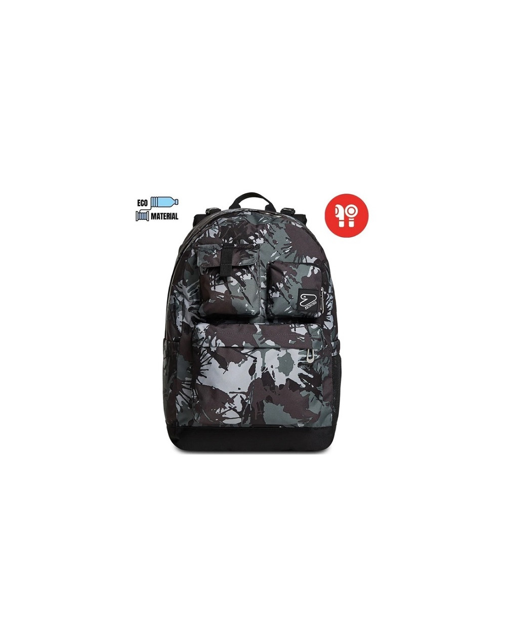 ZAINO SEVEN REVERSIBLE BACKPACK MIMETIC BROWN 2023