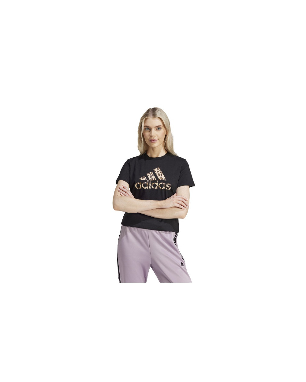 T-shirt adidas donna  it1425 nero animal