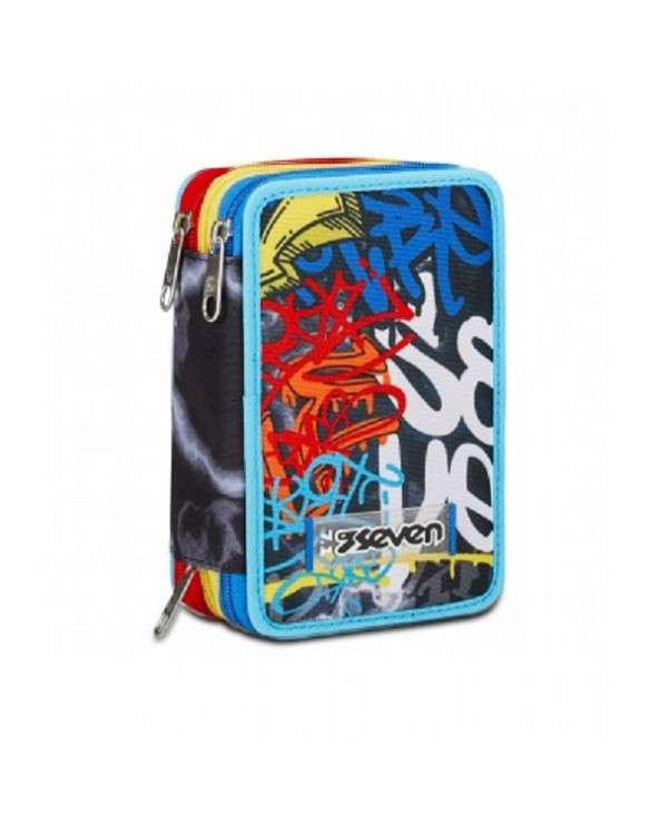 Astuccio 3 zip seven mark on boy 2024/2025