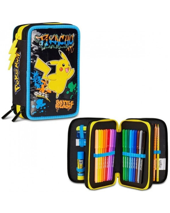ASTUCCIO 3 ZIP SEVEN POKEMON 2025/2026