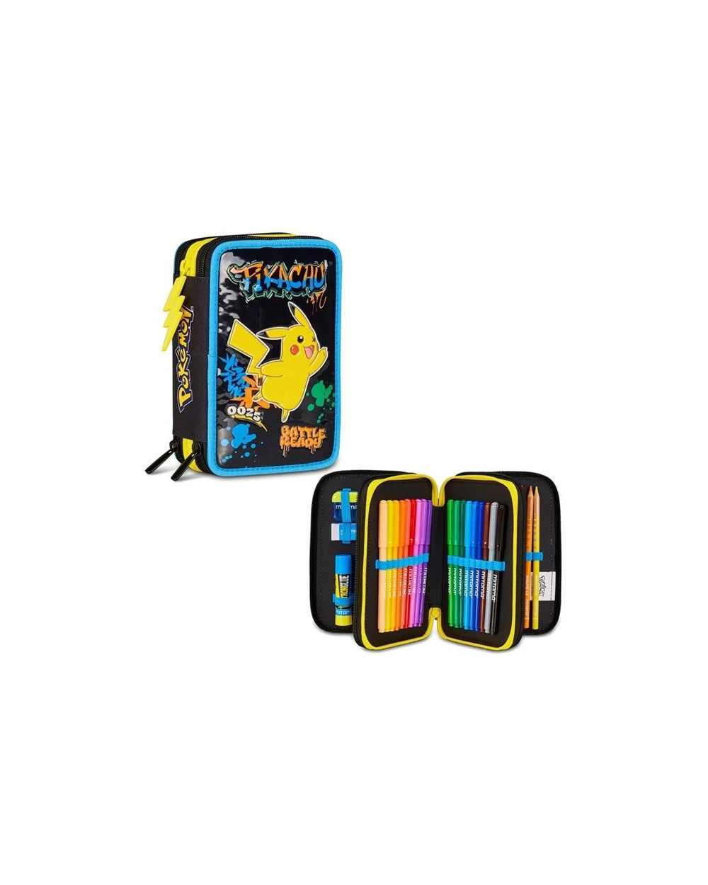 ASTUCCIO 3 ZIP SEVEN POKEMON 2025/2026