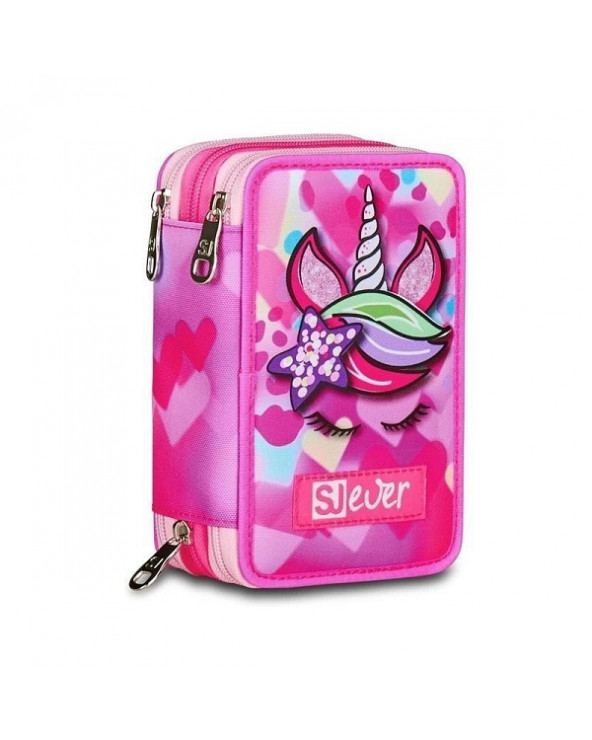 Astuccio 3 zip seven sj gang ever  unicorno 2025/26