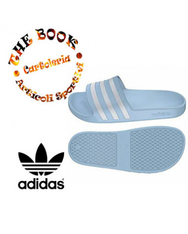 CIABATTA ADIDAS EE7346 AZZURRO\\PLATINO